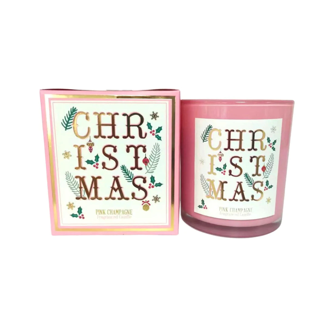 Christmas Magic Pink Scented Candle