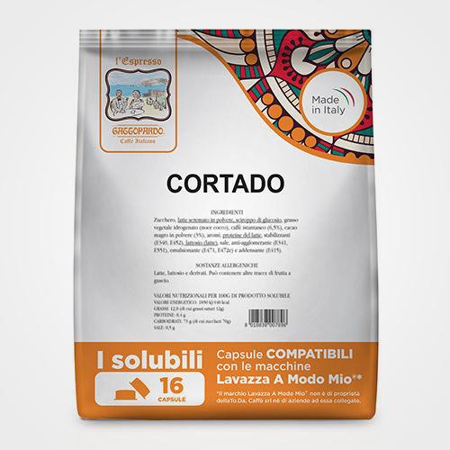 Coffee capsules compatible A modo Mio Cortado 16 capsules