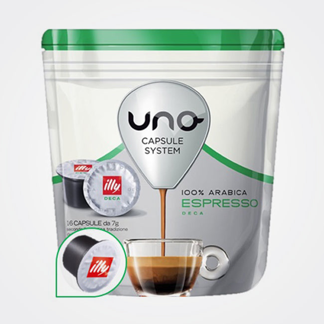 Uno Capsule System Illy Espresso Decaffeinato Dek 16 cps