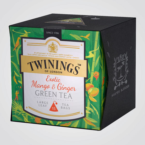 Grüner Tee Mango & Ingwer Platinum Tea 15 Beutel