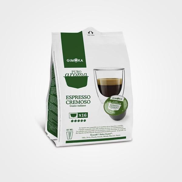 Coffee capsules compatible Dolce Gusto Espresso Cremoso 16 capsules