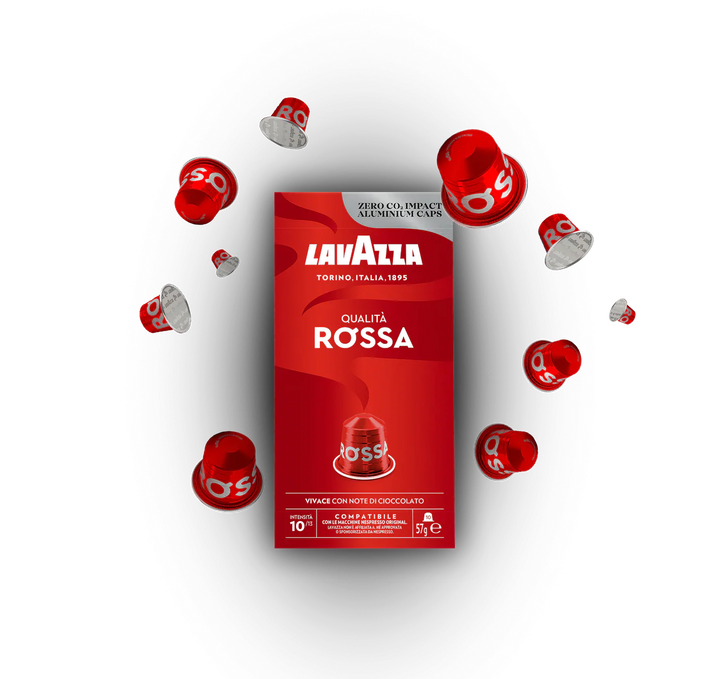 Caffè capsule Nespresso * compatibili qualità Rossa 10 cps