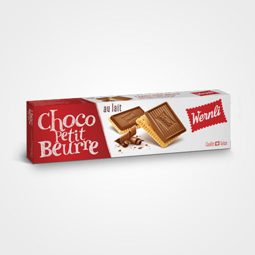 Petit Beurre Cookies with milk chocolate