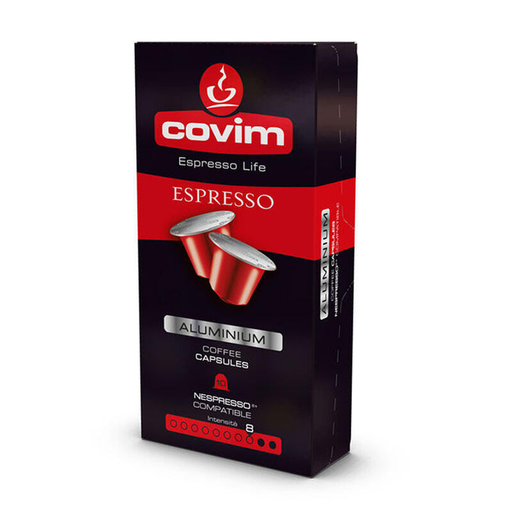 Covim Espresso Aluminum Compatible Nespresso 100cps