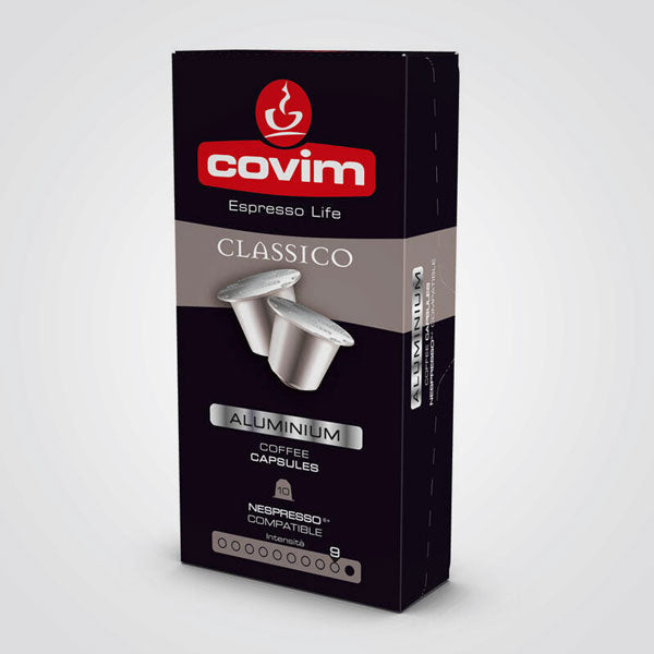 Covim Classic Aluminum Compatible Nespresso 100cps