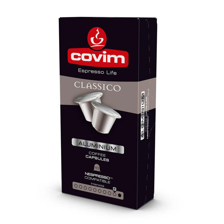 Covim Classic Aluminum Compatible Nespresso 100cps