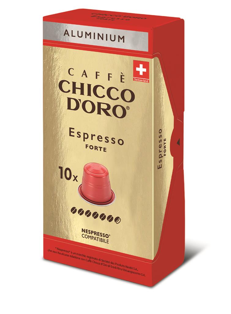 Caffè capsule Nespresso * compatibili Espresso Forte ALU 10 cps