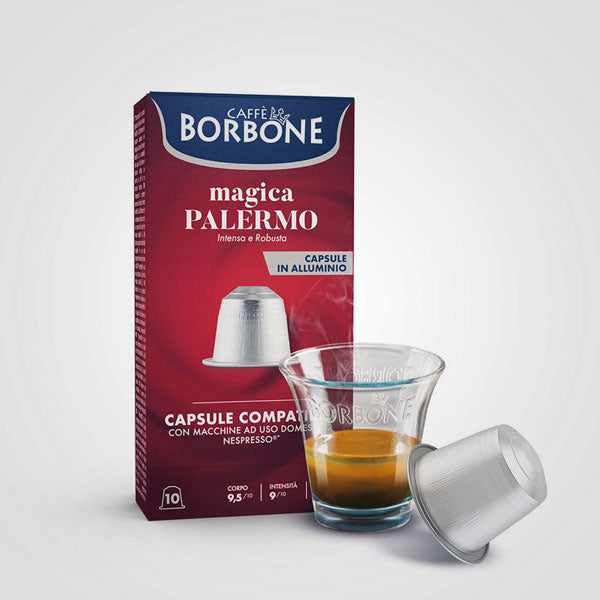 Coffee capsules MAGICA PALERMO Compatible Nespresso®100 pcs