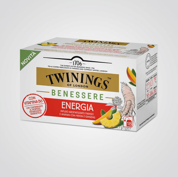 Infused herbal tea Wellness Energy 18 filters