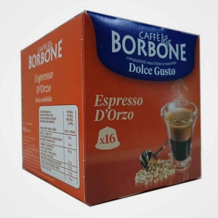 16 Capsule Orzo compatibili Nescafè Dolce Gusto - Caffè Borbone