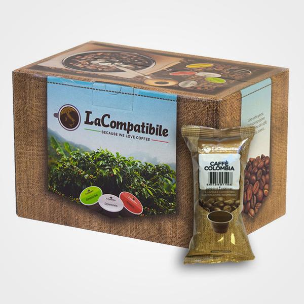 Caffè capsule compatibili Nespresso * Colombia 100 cps