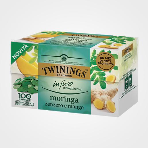 Infuso Moringa Zenzero e Mango 20 filtri