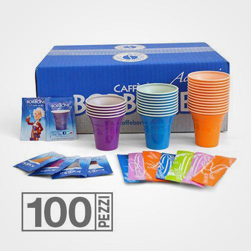 Coffee capsules compatible with A Modo Mio Don Carlo Blend Dek 100 capsules