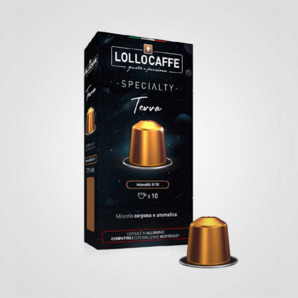 Nespresso compatible coffee capsules LOLLO TERRA