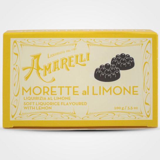 Licorice with lemon Morette Amarelli 100 gr