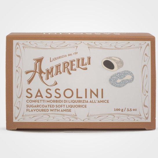 Réglisse à l'anis Sassolini Amarelli 100 gr