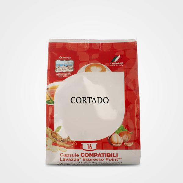 Kaffeekapseln kompatibel mit Espresso Point Cortado 16 Kapseln