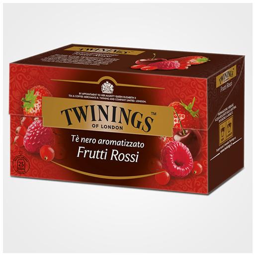 Aromatisierter schwarzer Tee Rote Früchte 25 Filter