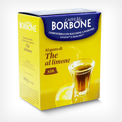 Tè al limone capsule compatibili A Modo Mio 16 capsule