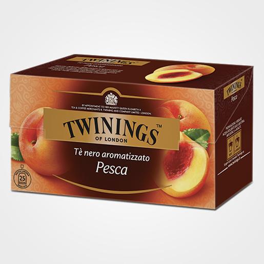 Black flavored tea Peach 25 filters