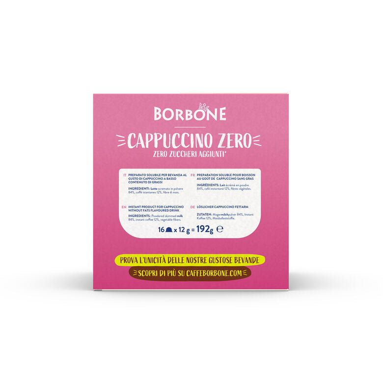 Cappuccino Zero Nescafè Dolce Gusto compatible capsules 16 capsules