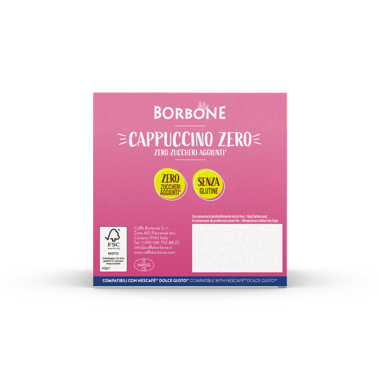 Cappuccino Zero Nescafè Dolce Gusto capsules compatibles 16 capsules