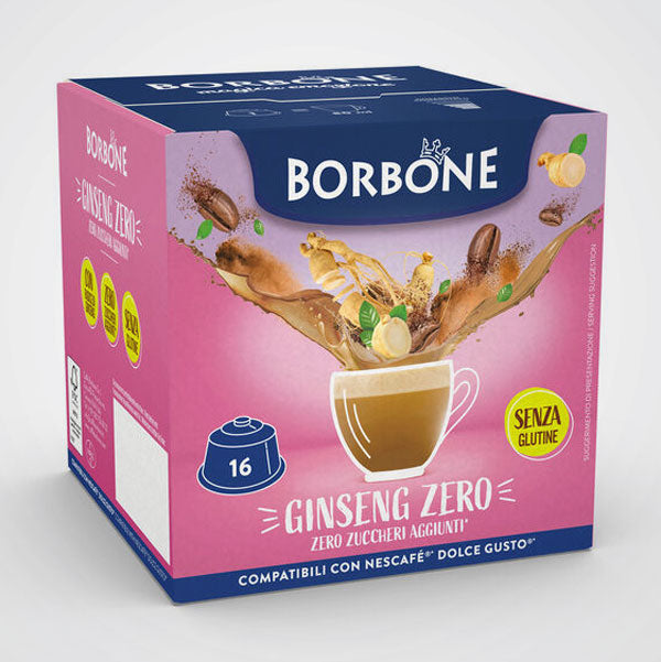 Ginseng Zero Nescafè Dolce Gusto gélules compatibles 16 gélules