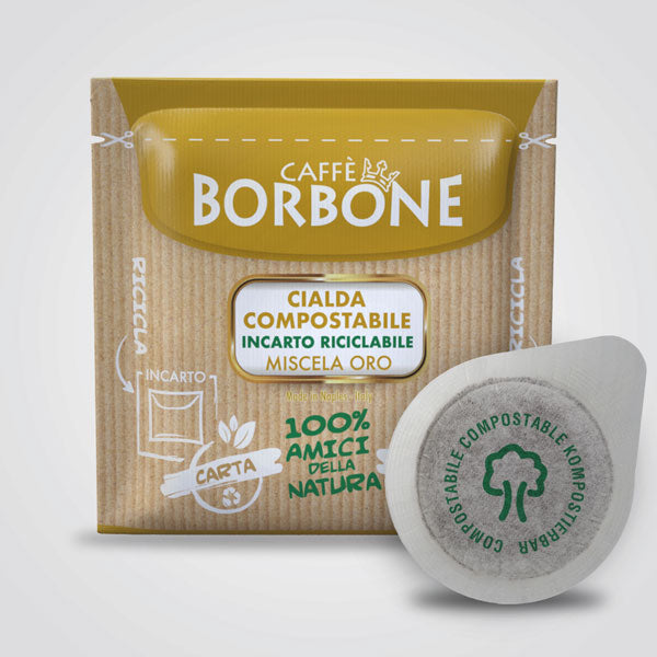 Caffè cialde compostabili ESE 44 qualità Miscela Oro
