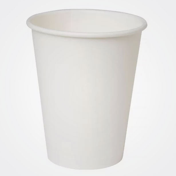 Bicchieri biodegradabili in carta bianchi 350ml