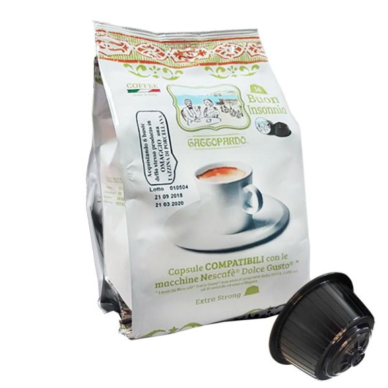 Capsules de café compatibles Dolce Gusto INSOMNIA 16 capsules