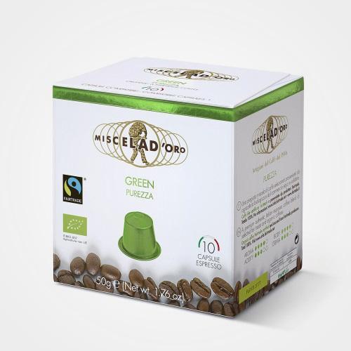Caffé capsule compatibili Nespresso * Green "Purezza" 10 cps