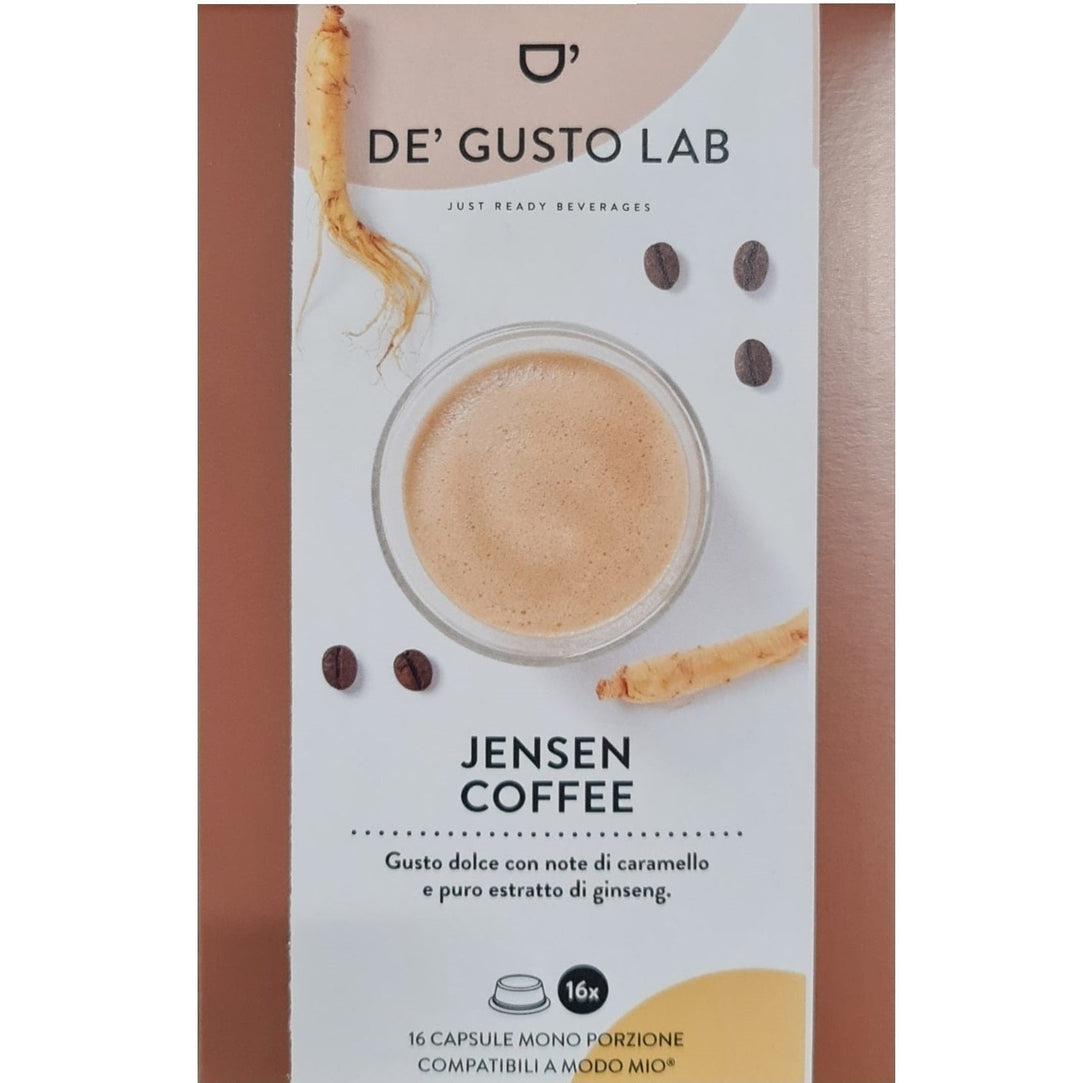 Jensen  Coffee Ginseng compatibile a modo mio 16 capsule