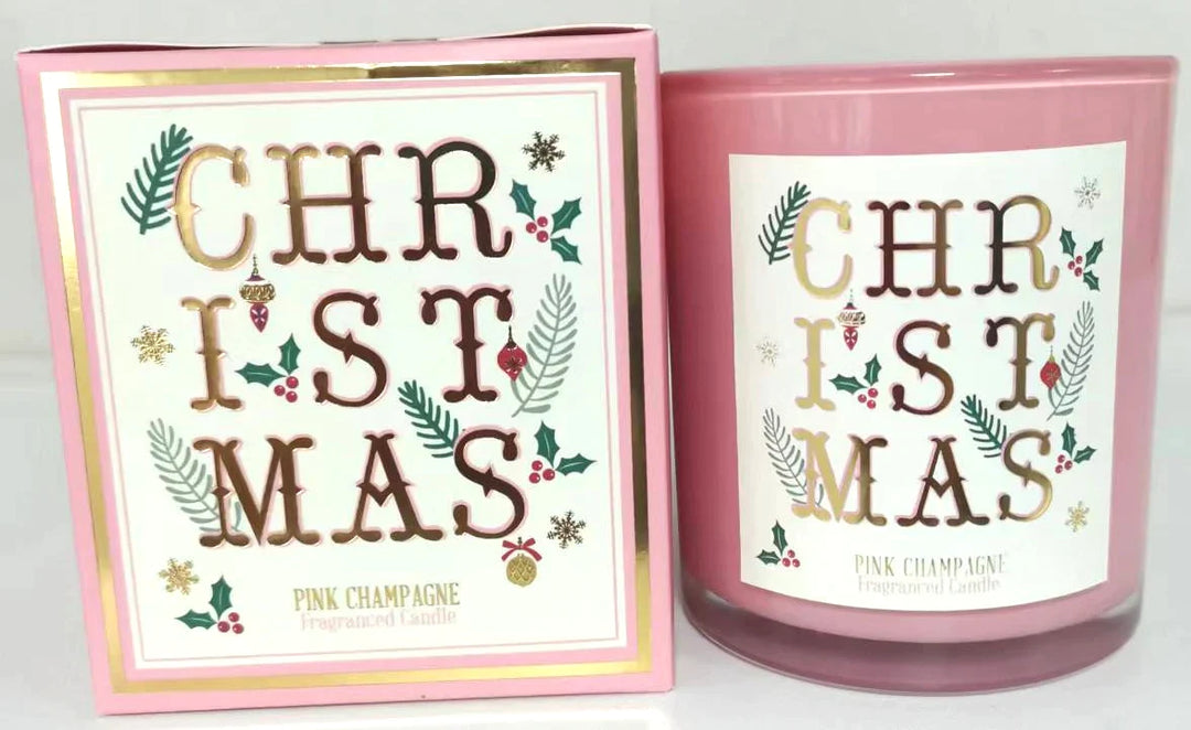 Christmas Magic Pink Scented Candle